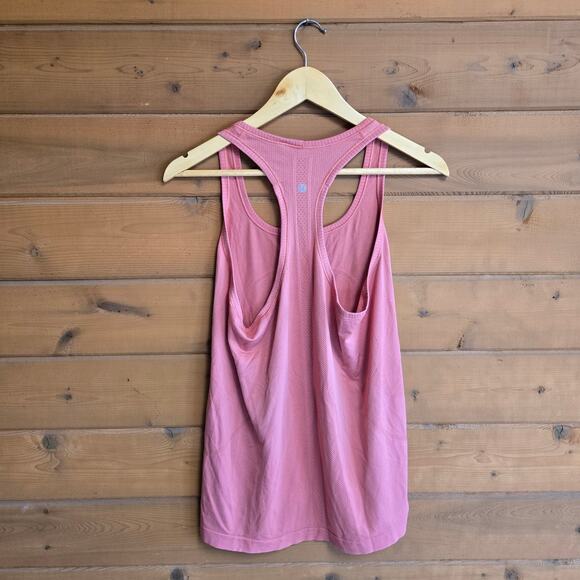 Lululemon Swiftly Tech Racerback 2.0 Soft Cranberry Size 10 Top Shirt Running - Picture 3 of 6